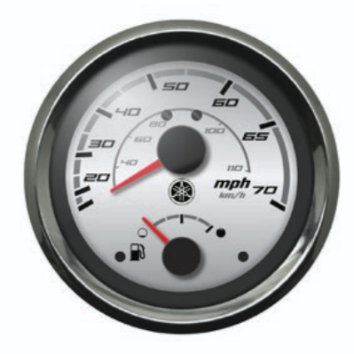 Yamaha Analog Combo Gauge 4" | Speedometer 0–75 MPH / Fuel | N80-8350S