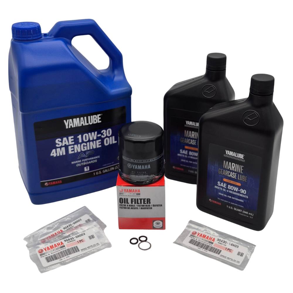 F75~F115 Oil Change Kit – 10W-30 – YAM-OILKIT-014 – OEM