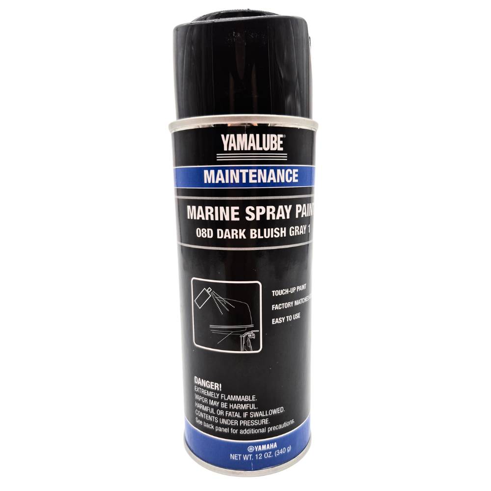Yamalube Marine Spray Paint – 8D Dark Bluish Gray – ACC-MRNPA-IT-8D – OEM