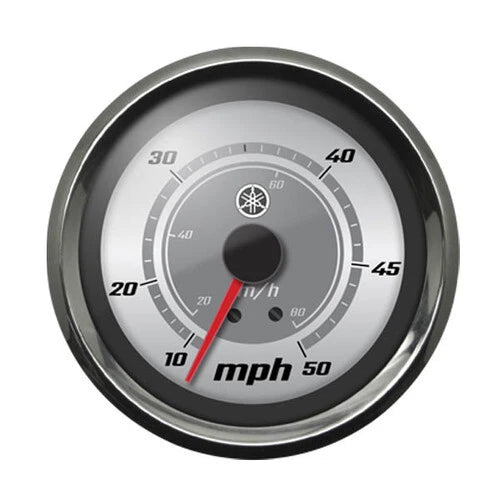 Yamaha Classic Series 4" Analog Speedometer | 0–50 MPH Backlit Gauge